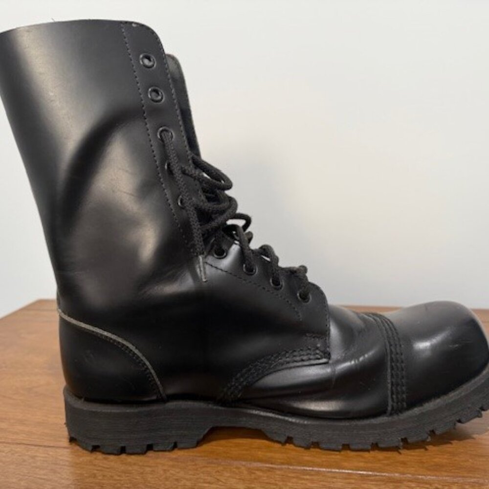 Underground England Commando Steel Cap Boots - Picture 9 of 11